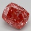4.25 Ct. Fancy Vivid Pink Cushion Lab Grown Diamond