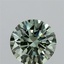 2.16 Ct. Fancy Vivid  Green Round Lab Grown Diamond
