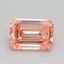 0.93 Ct. Fancy Intense Pink Emerald Lab Grown Diamond