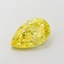 3.63 Ct. Fancy Intense  Yellow Pear Lab Grown Diamond