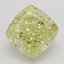 6.19 Ct. Fancy Yellow Cushion Diamond