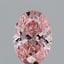 1.90 Ct. Fancy Vivid Pink Oval Lab Grown Diamond