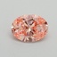 0.51 Ct. Fancy Vivid Pink Oval Lab Grown Diamond