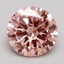 2.00 Ct. Fancy Intense Pink Round Lab Grown Diamond
