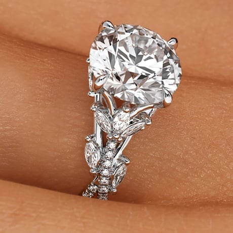 Luxe Secret Garden Diamond Engagement Ring