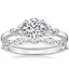 18K White Gold Verbena Diamond Ring with Joelle Diamond Ring