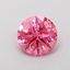 0.51 Ct. Fancy Vivid Pink Round Lab Grown Diamond