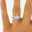 The Polaris Ring, smalltop view on a hand