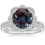 Platinum Reina Diamond Ring with Luxe Ballad Diamond Ring (1/4 ct. tw.)