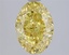 3.08 Ct. Fancy Intense  Yellow Oval Lab Grown Diamond