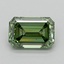 1.06 Ct. Fancy Vivid  Green Emerald Lab Grown Diamond