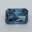 2.57 Ct. Fancy Vivid Malibu Blue Radiant Lab Grown Diamond