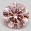 1.70 Ct. Fancy Intense Pink Round Lab Grown Diamond
