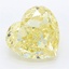10.26 Ct. Fancy Intense Yellow Heart Lab Grown Diamond