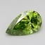 1.63 Ct. Fancy Vivid Green Pear Lab Grown Diamond
