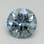 1.50 Ct. Fancy Vivid Blue Round Lab Grown Diamond