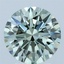3.00 Ct. Fancy Intense  Green Round Lab Grown Diamond