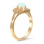 The Cavan Ring, smalltop view on a hand