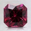 7.7mm Unheated Red Modified Radiant Rhodolite Garnet