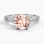 18K White Gold Luxe Willow Diamond Ring (1/4 ct. tw.), smalltop view