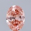1.51 Ct. Fancy Vivid  Pink Oval Lab Grown Diamond