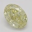 1.72 Ct. Fancy Light Yellow Oval Diamond
