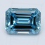 2.05 Ct. Fancy Vivid Blue Emerald Lab Grown Diamond