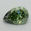 5.07 Ct. Fancy Vivid Green Pear Lab Grown Diamond