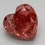 4.24 Ct. Fancy Vivid Red Heart Lab Grown Diamond