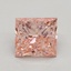 2.54 Ct. Fancy Intense Pink Princess Lab Grown Diamond