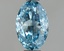 1.01 Ct. Fancy Vivid Blue Oval Lab Grown Diamond