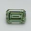 1.5 Ct. Fancy Vivid Pacific Green Emerald Lab Grown Diamond