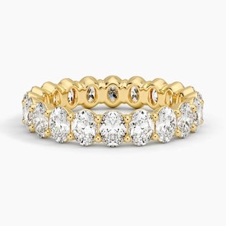 Oval Eternity Diamond Ring (3 ct. tw.) in 18K Yellow Gold