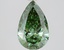 1.96 Ct. Fancy Vivid Green Pear Lab Grown Diamond