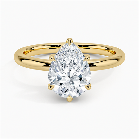 Fairmined 2mm Six-Prong Solitaire Comfort Fit Ring