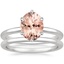 18KW Morganite Esme Bridal Set, smalltop view