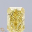1.78 Ct. Fancy Intense Yellow Radiant Lab Grown Diamond