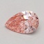 0.50 Ct. Fancy Intense Pink Pear Lab Grown Diamond