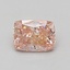 0.73 Ct. Fancy Vivid Pink Cushion Lab Grown Diamond