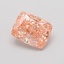 0.70 Ct. Fancy Vivid Pink Cushion Lab Grown Diamond