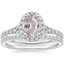 Platinum Joy Diamond Ring (1/3 ct. tw.) with Luxe Ballad Diamond Ring (1/4 ct. tw.)