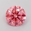 3.23 Ct. Fancy Vivid  Pink Round Lab Grown Diamond