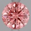 1.07 Ct. Fancy Vivid Pink Round Lab Grown Diamond