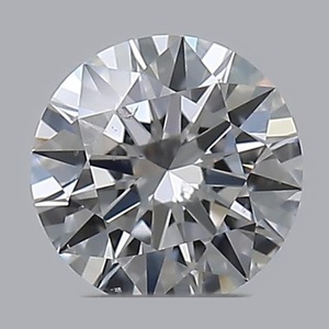 Round diamond — real photo