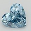 2.83 Ct. Fancy Vivid  Blue Heart Lab Grown Diamond