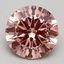 3.01 Ct. Fancy Intense Pink Round Lab Grown Diamond