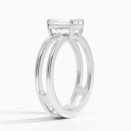 Double Band Engagement Ring - Aimee