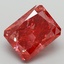 6.57 Ct. Fancy Vivid  Pink Radiant Lab Grown Diamond