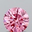 1.01 Ct. Fancy Vivid Pink Round Lab Grown Diamond