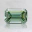 1.07 Ct. Fancy Vivid Pacific Green Emerald Lab Grown Diamond